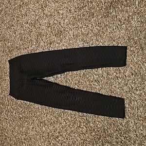 Girls youth black Modish Rebel leggings sz XS